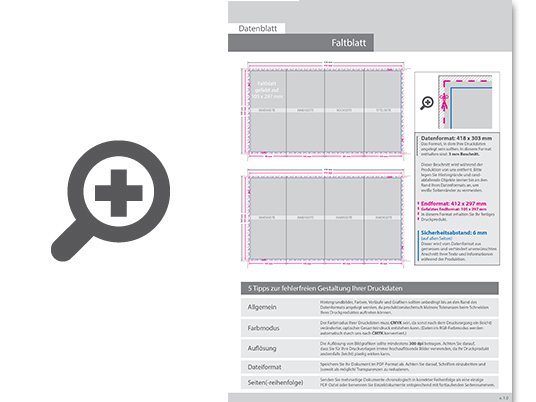 Product Bild hochglanz-uv-lack_faltblatt__gefalzt_auf_10_5_cm_x_29_7_cm__vertikaler_wickelfalz__8-seitig