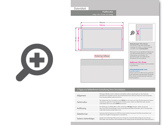 Product Bild haftnotizen_rechteckig_134_x_70_mm__4_0-farbig_bedruckt