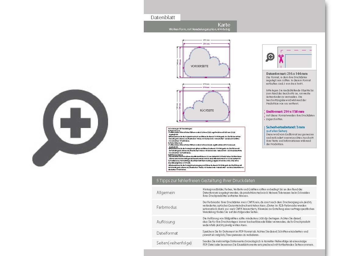 Product Bild osterkarten_stanzform_wolke_mit_partieller_glitzer-lack-veredelung