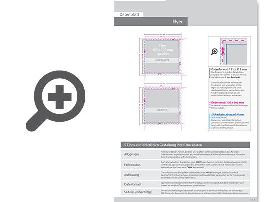 Product Bild neonflyer_gelb_quadrat_10_5_cm_x_10_5_cm