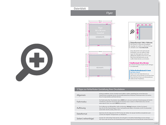 Product Bild neonflyer_gelb_quadrat_9_8_cm_x_9_8_cm