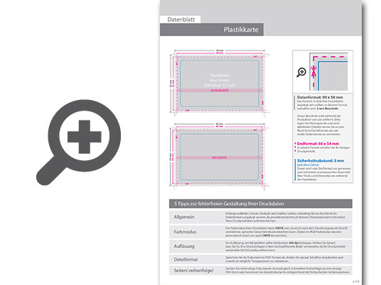 Product Bild plastikkarte_mit_beidseitigem_partiellem_uv-lack_4_4-farbig_bedruckt_auf_wei__em_hintergrund