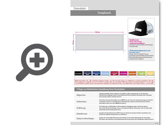 Product Bild trucker_vintage_snapback_cap__mit_einer_stickposition_(vorne_mittig)